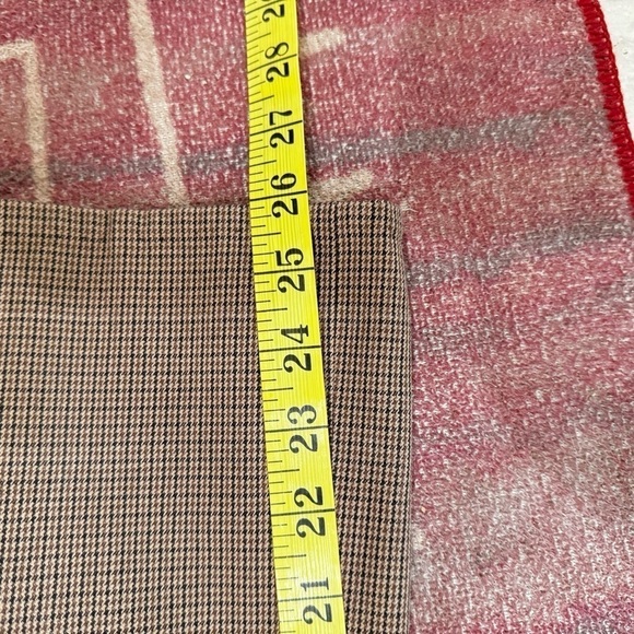 Everlane Side Zip Button Closure Pull On Stretch Coco Plaid Ankle Crop Pant 00 - Picture 15 of 15